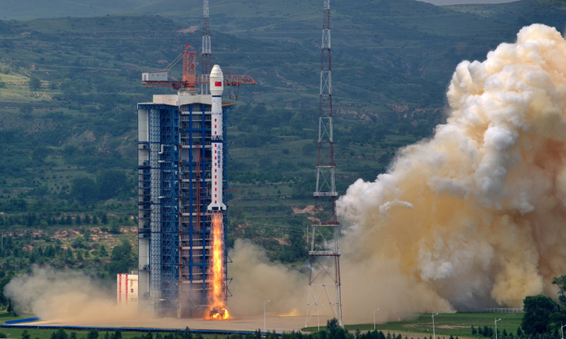 7月31日11時，我國在太原衛(wèi)星發(fā)射中心用長征四號乙運載火箭，成功將高分十一號衛(wèi)星發(fā)射升空，衛(wèi)星進入預(yù)定軌道。 （新華社記者 曹陽 攝）
