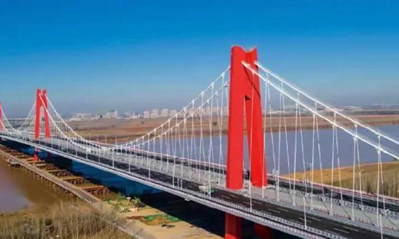 世界第一寬橋，濟南黃河鳳凰大橋，近日建成通車。