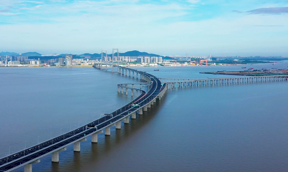 南中高速是國(guó)家高速公路網(wǎng)G2518和省高速公路網(wǎng)S78的重要組成部分，處于粵港澳大灣區(qū)核心位置，全長(zhǎng)32.4公里，由主線和南沙聯(lián)絡(luò)線組成。中鐵大橋局承建項(xiàng)目先行工程，全長(zhǎng)4.211公里，跨越洪奇瀝水道、沙仔滘、二滘?yàn)r等多條水道，施工內(nèi)容包括洪奇門特大橋、沙仔滘特大橋、二滘?yàn)r特大橋3座特大橋及相應(yīng)引橋在內(nèi)的13座橋梁，全線橋梁占比100%。