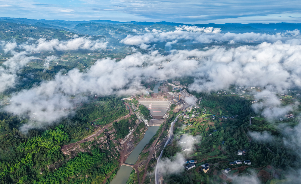藻渡水庫建成后，將惠及沿線343萬群眾，完善重慶水利基礎設施。