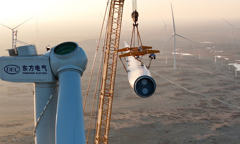 據測算，東方電氣集團布爾津100萬千瓦風電項目投運后，每年可提供清潔電能約27.7億千瓦時，相當于節約標準煤83.3萬噸，減排二氧化碳229.4萬噸。