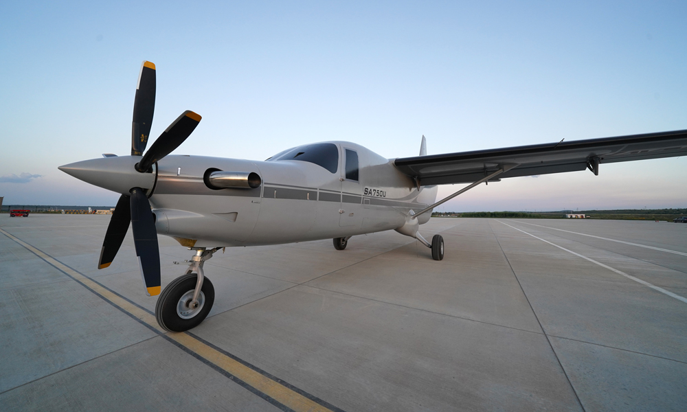 SA750U大型無人運輸機是我國首型載重超3噸的大型無人運輸機，可應用于支線航空物流、特定場景下無人化物資投送、森林草原消防滅火等領域。